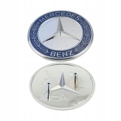 MERCEDES BENZ SL R129 ORIGINALE 1989-2001 LOGO ANTERIORE COFANO EMBLEMA A2078...