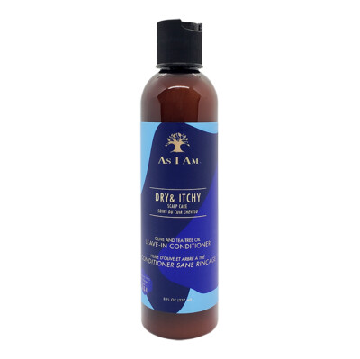 AS I AM DRY ITCHY SCALP CARE LEAVE-IN CONDITIONER 8oz ''FREE SHIPPING''