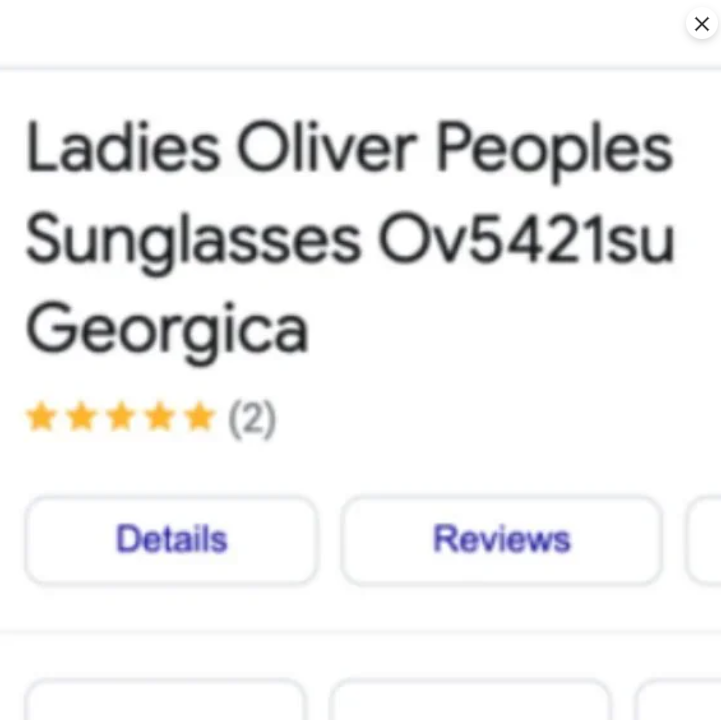 Pre-owned Oliver Peoples The Row X Georgica Sun Msrp$562 Ov5421su Rare Find In Brown