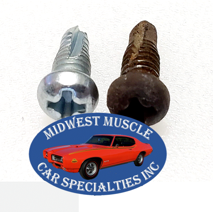 GM Headlight Retaining Trim Ring Screws To Bucket Head Light Lamp 12pcs A75