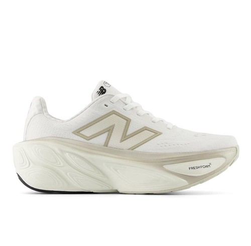 Pre-owned New Balance Woman's Sneakers & Athletic Shoes Balance Fresh Foam X More V5 - White 7.5 In White/sea Salt