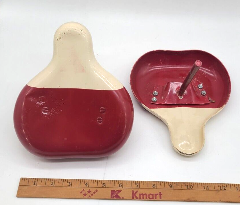 Lot of 2   Radio Flyer Tricycle Seat Red/White Vintage Tricycle Parts