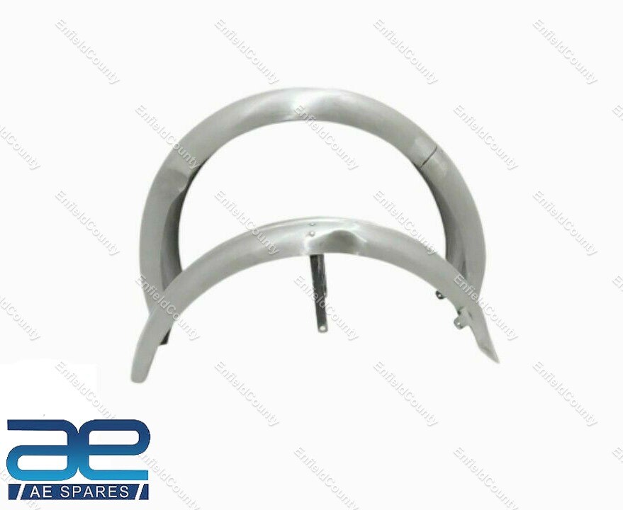 Fits for Triumph Twin Front & Rear Mudguards With Stays Pre Unit Rigid Model 