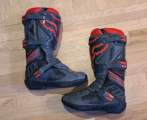 Dirt Bike Motocross Boots Size 9 Black And Red