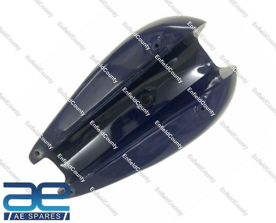 Fits Triumph T140 Blue & White Paint Oil in Frame Fuel Petrol Gas Tank  