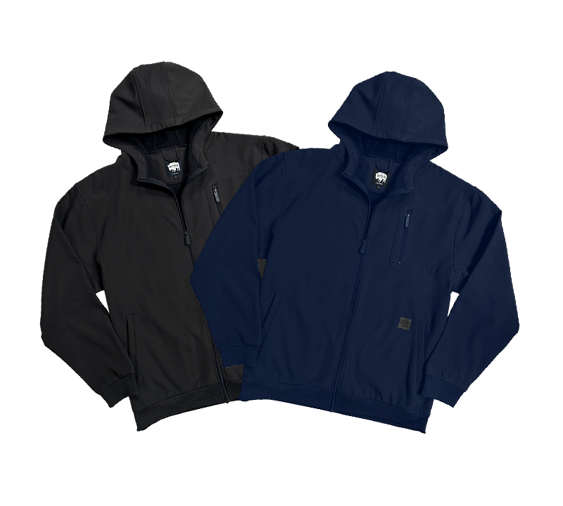 Buffalo Outdoors® Workwear Men's Solid Softshell Jacket | eBay