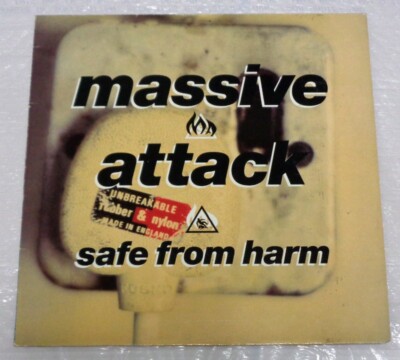 MASSIVE ATTACK Safe From Harm 1991 Wild Bunch WBRT 3 UK 12'' Tricky vinyl