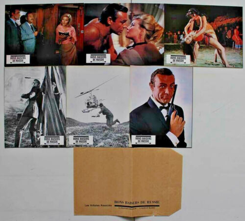James Bond From Russia With Love French re-release lobby set 6 Sean Connery