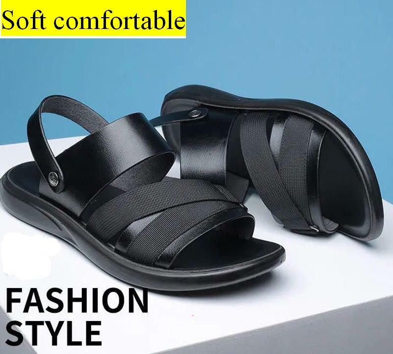 【2plan】Daily summer leather Sandals DHgate.com:Oversized Leather Mens Outdoor Sandals: Casual