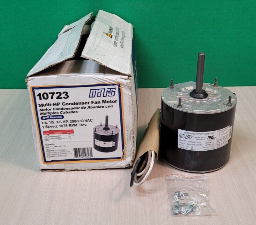 **マース** MARS Multi-HP Condenser Fan Motor Super-Fit 1/6 to 1/4 HP