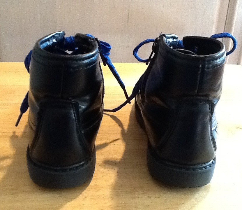 One Pair Target Boys Boots Black Youth Size 10 Used