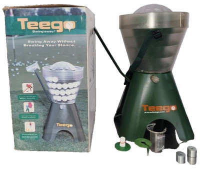 Teego Swing Away Automatic Golf Ball Dispenser Golf Training Auto Tee Up Machine