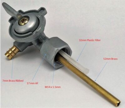 Fuel Valve Petcock Switch Assembly Fits YAMAHA TT500 (1976-81)