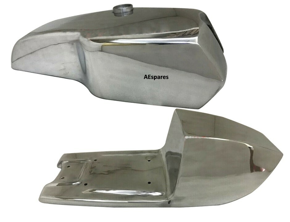 Petrol Fuel Tank & Seat Alloy For Cafe Racer Yamaha TZ RD250 RD350 TD 