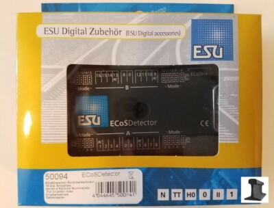 ESU 50094 ECoSDetector ~ 16 Channels RailCom OPTO Feedback Occupancy 2 or 3 Rail