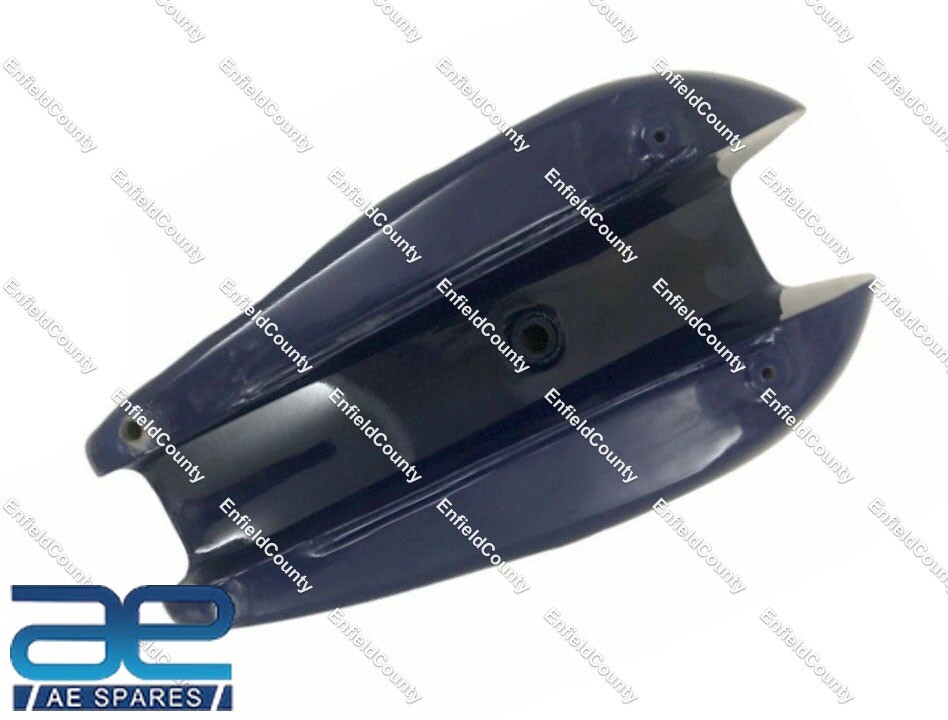 Fits Triumph T140 Blue & White Paint Oil in Frame Fuel Petrol Gas Tank  