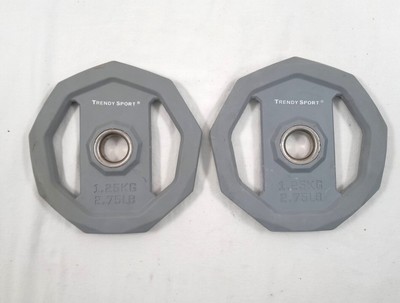 Trendy Sport Hantelscheibe 2 x 1,25kg grau 30mm Loch
