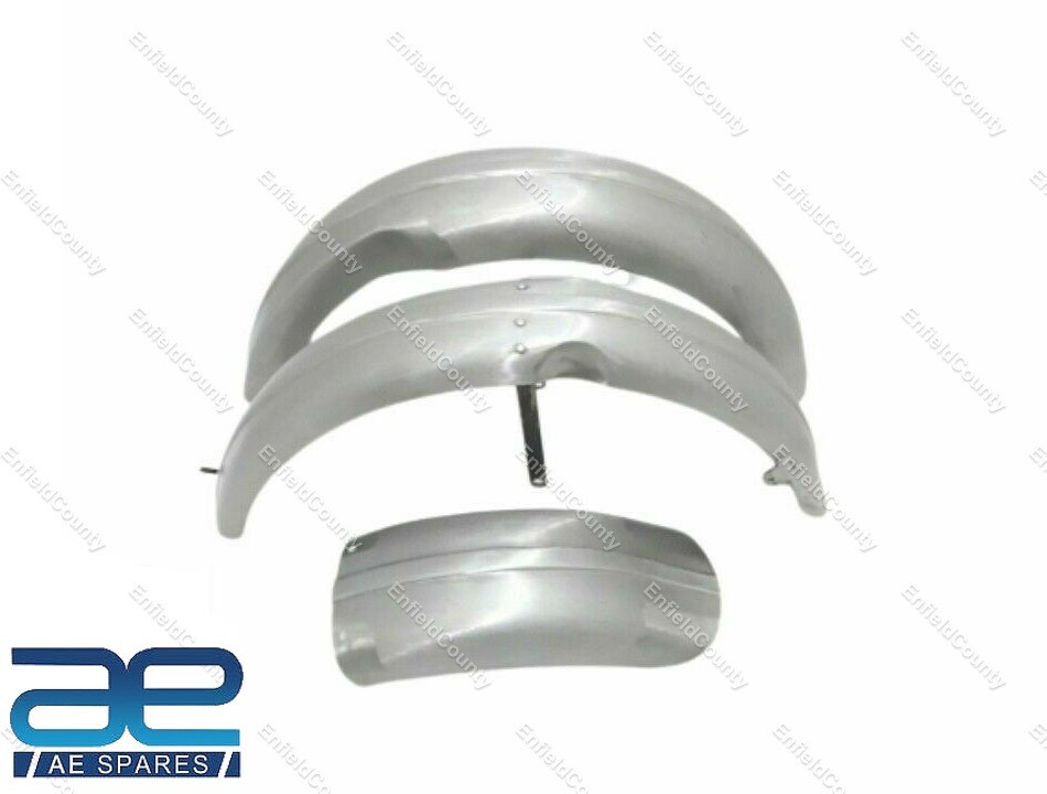 Fits for Triumph Twin Front & Rear Mudguards With Stays Pre Unit Rigid Model 