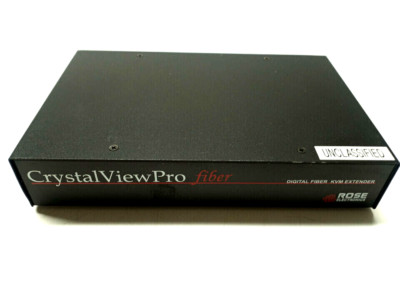 Rose Electronics KVM Extender Crystal View CRV-SRDFMPDVI Digital Fiber