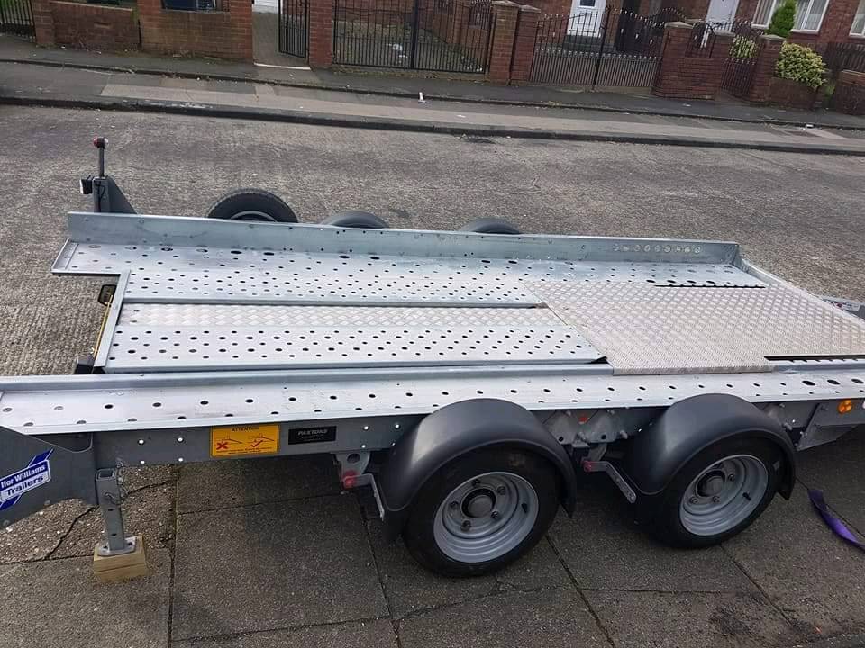 Ifor Williams car transporter trailer in Sunderland, Tyne and Wear