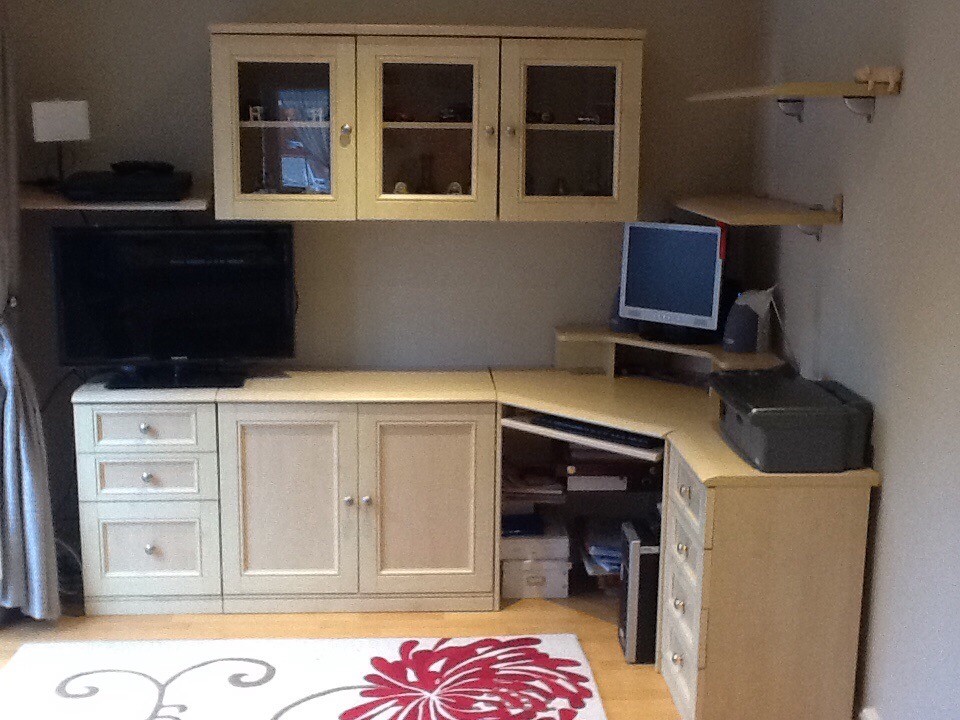 Home Corner Desk Draws And Wall Units In Mickleover Derbyshire