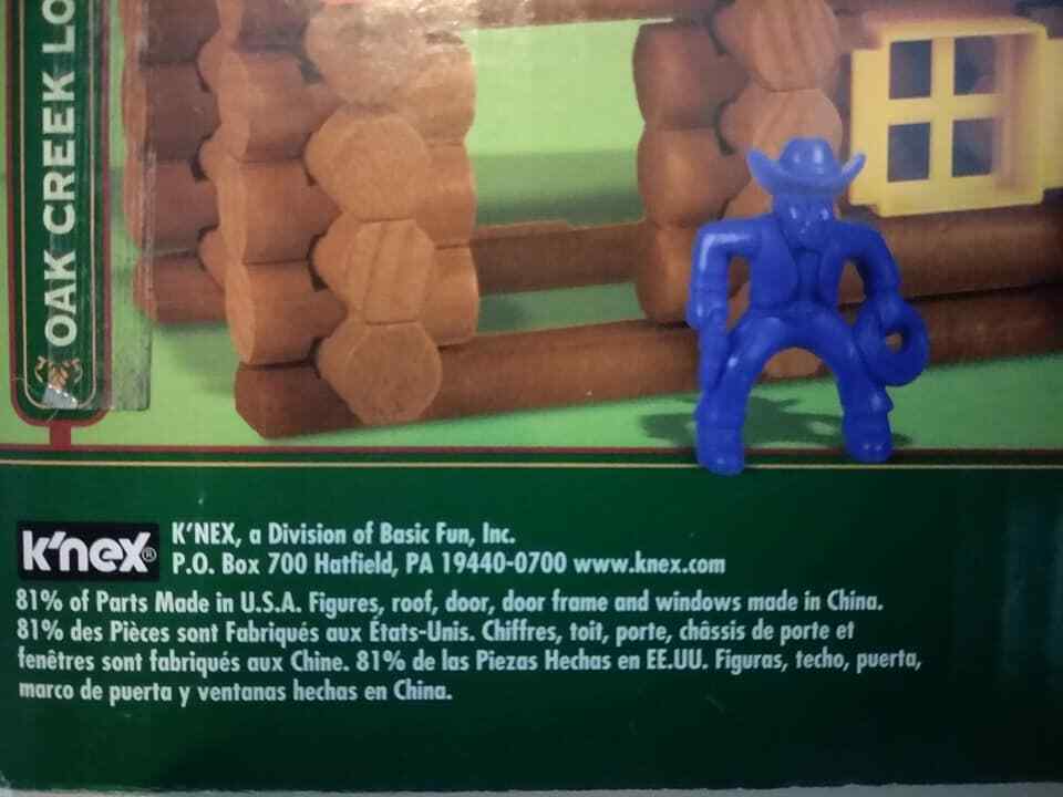 LINCOLN LOGS – Oak Creek Lodge – 137 Pieces – Ages 3+ Preschool Education Toy