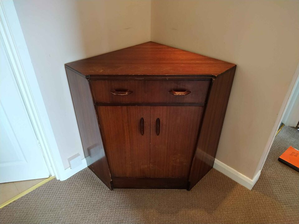 Rare Vintage 1950's G Plan Corner Writing Desk Bureau in