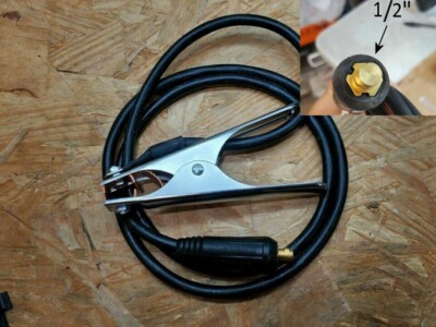 6ft Ground Cable Clamp fits Vulcan 220 Lincoln Miller - 1/2'' 35-50 35-70 Twist