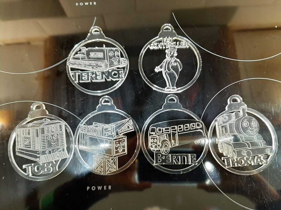 Thomas The Tank Engine Christmas Decorations X 6 In Didcot