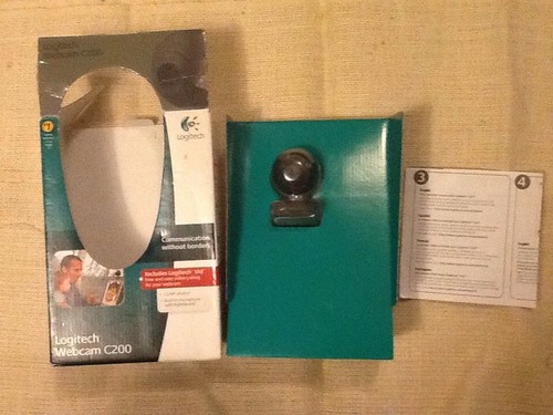 Logitech Webcam C200 Built-in Microphone, 1.3MP - NIB