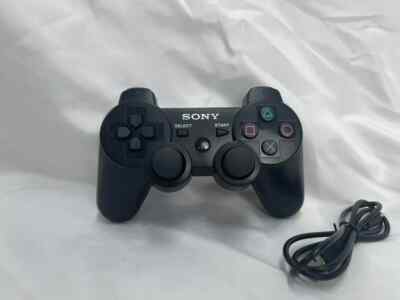 For Sony PS3 Playstation 3 Black Wireless Bluetooth Video Game Controller Pad