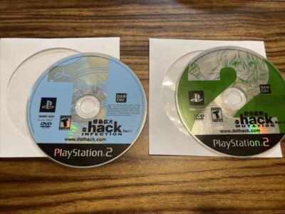Dot Hack .hack Infection and Mutation Part 1 2 PS2 Playstation 2 Lot Tested 