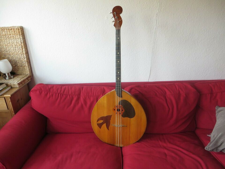 Bass-Domra, Akustikbass, akustische Bassgitarre mit TA, nur Abholung