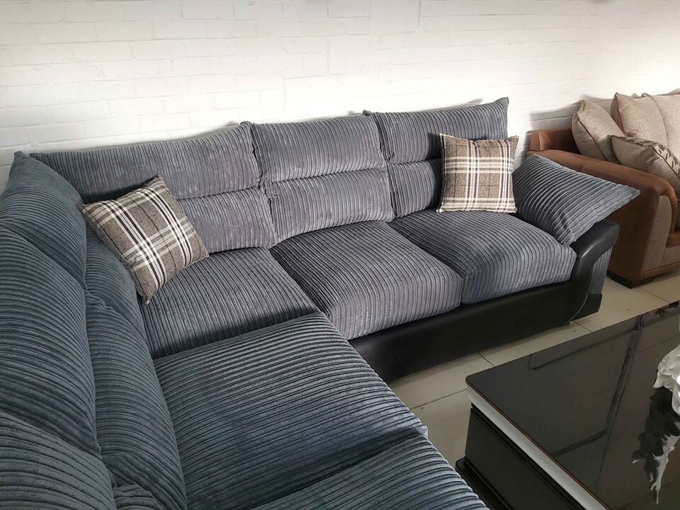Maryland Sofa , High Back Jumbo Cord 3+2 Seater & Corner 5 Seater Sofa in Dumfries, Dumfries