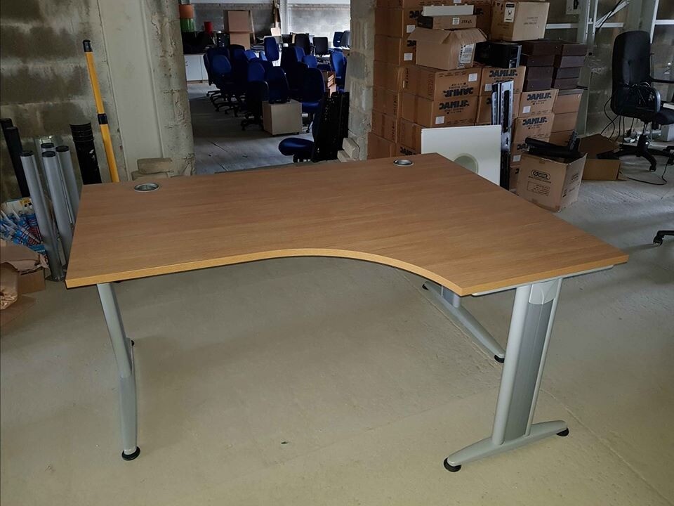 Right Hand Oak Effect Senator Corner Desk In Bradford West