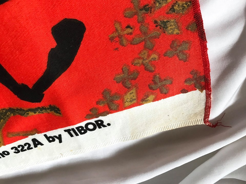 Vintage Tibor Reich Novelty Print Fabric Medieval Tournament Joust Made/England