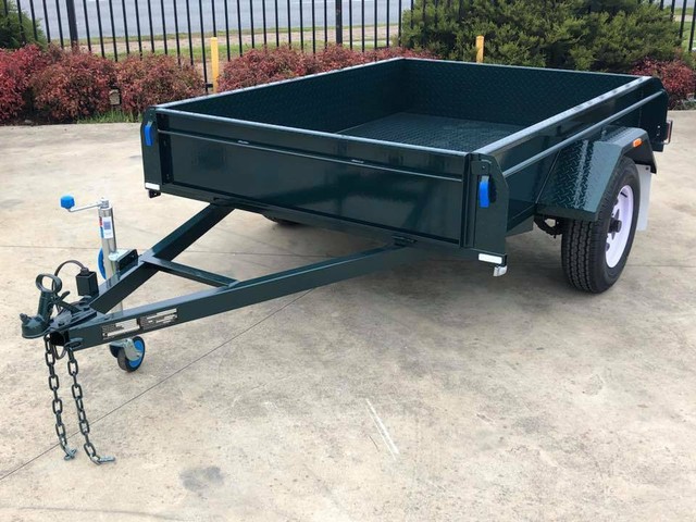 7x5 Rolled Body Trailer 350 sides H/D (Australian Made ...