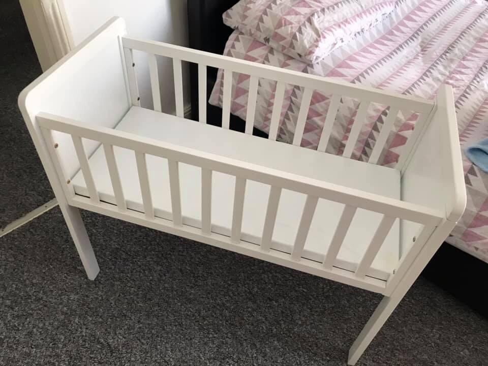 Mothercare cot like new with mattress (used once) in Middleton