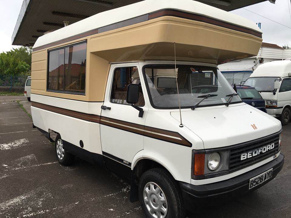 BEDFORD MOTORHOME CF AUTO SLEEPER CLUBMAN 69K AUTOMATIC LPG PETROL 1985