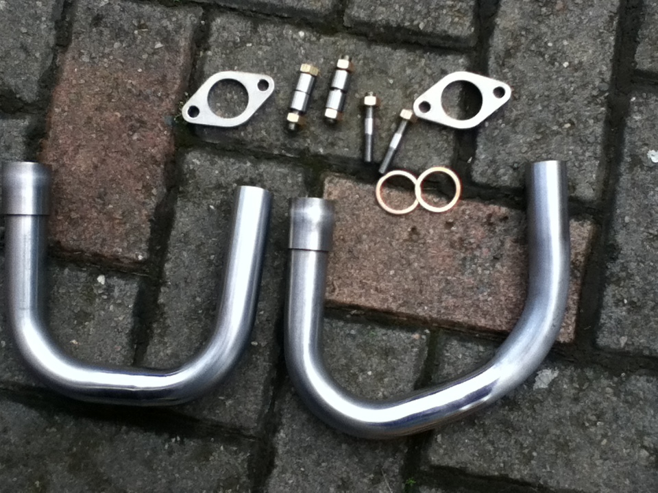 Stainless Steel Exhaust kit for Armstrong/Harley MT350/500 in Leeds