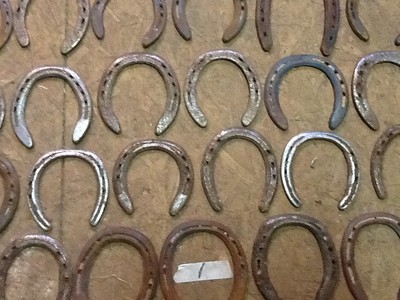 50 Used horseshoes steel arts crafts western art rustic  NO BORIUM/NAILS/CLIPS 1