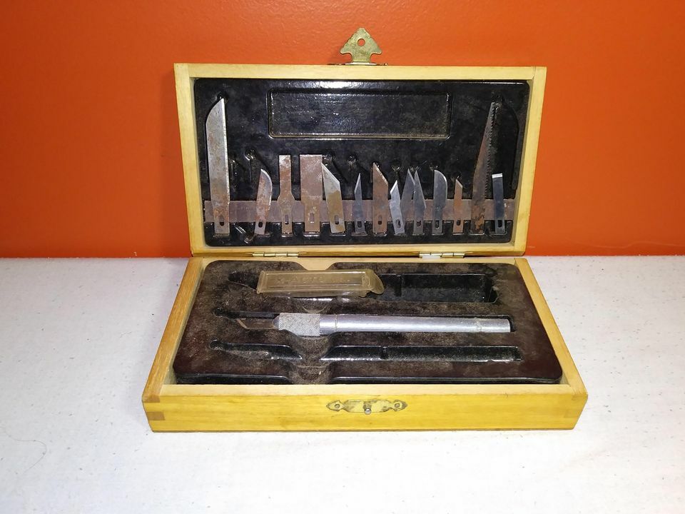 Купить Ножи XActo Vintage x/acto Knife Set in Wooden Case в интернет