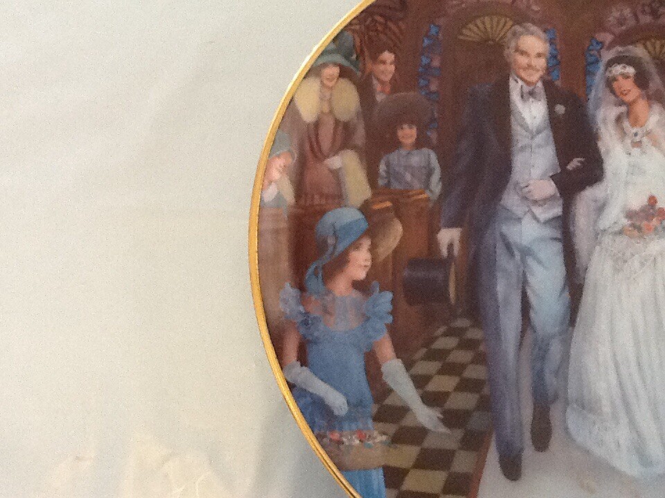 Portraits of American Brides Emily by Rob Sauber #4 Porcelain Plate PN 1105M