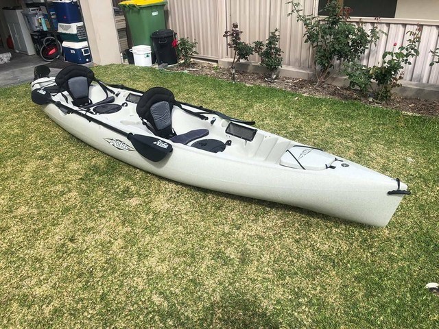 Hobie Oasis tandem pedal kayak loaded with extras | Kayaks & Paddle