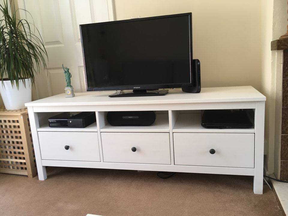IKEA HEMNES TV Bench TV stand TV unit WHITE in Southampton, Hampshire Gumtree IKEA HEMNES TV Bench TV stand TV unit WHITE in Southampton, Hampshire Gumtree
