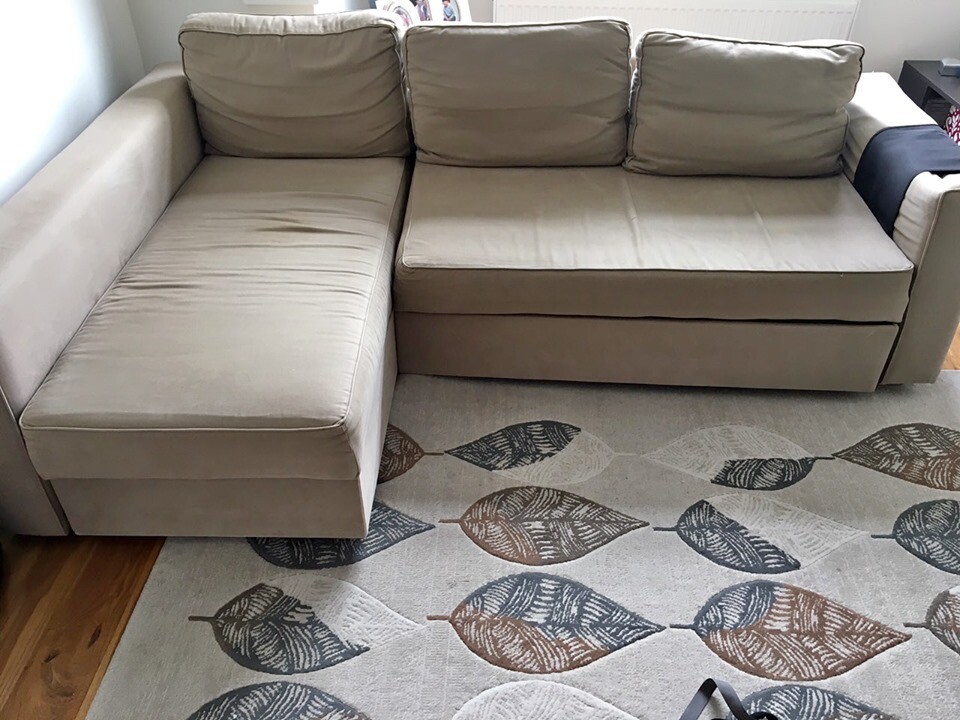 FREE DELIVERY!!! Corner Sofa Bed with Storage IKEA MANSTAD in