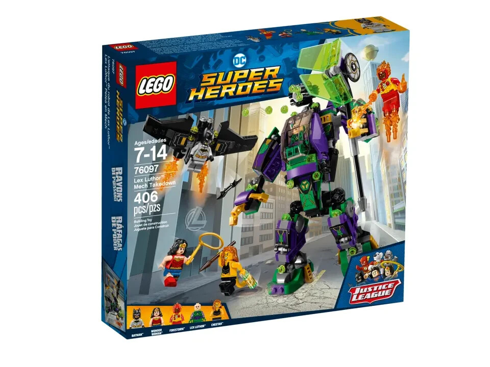 Lego Lex Luthor Mech Takedown 76097 Super Heroes Minifigure