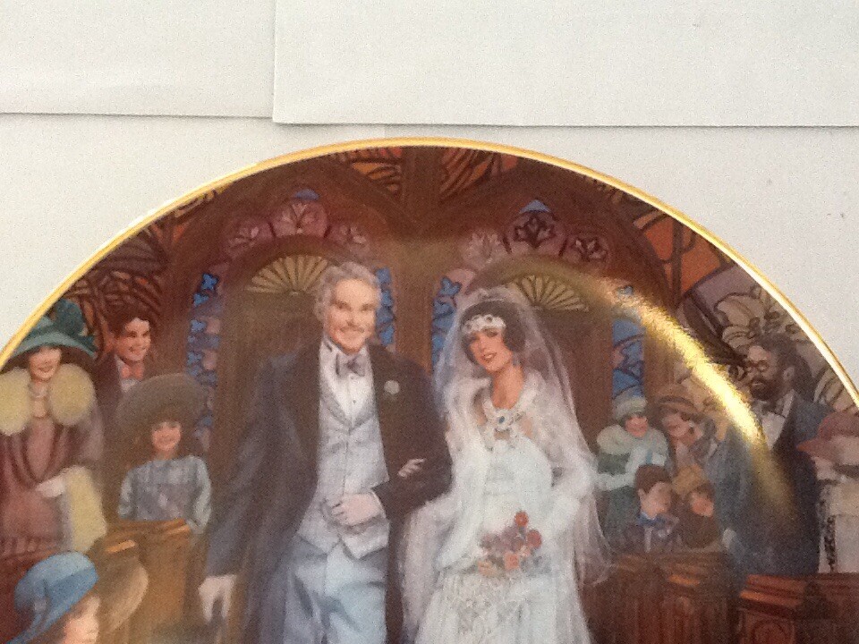 Portraits of American Brides Emily by Rob Sauber #4 Porcelain Plate PN 1105M