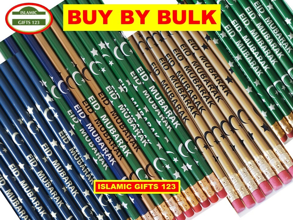 Eid Mubarak Pencils Ramadan Gifts Eid Gifts Ramadan favors Eid favors