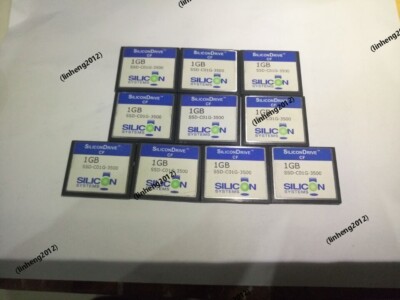 10PCS   SiliconDrive 1GB CF Compact Flash  CF Card SSD-C01G-3500